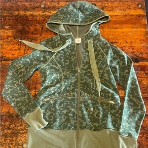 Cabi full zip ponte sweatshirt